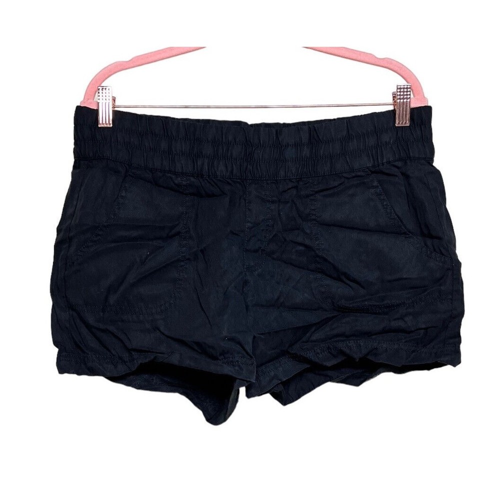 Athleta Benicia‎ Shorts Black Soft Lyocell Women's Size 12